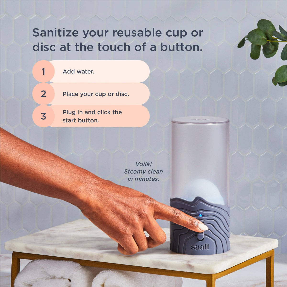 Saalt Steamer: pink