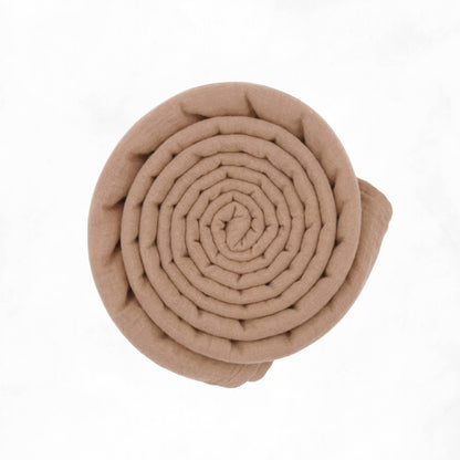 Baby Bliss - Muslin Swaddle Blanket - Caramel