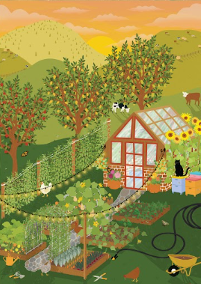 Villager Puzzles - Hobby Farm | 500-Piece Puzzle | Designed in Canada