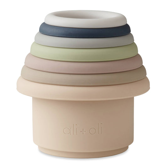 Silicone Stacking Cups for Baby & Toddler