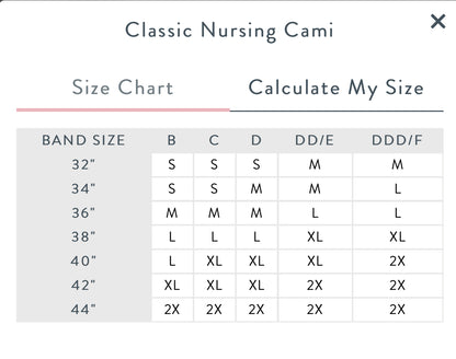 Classic Nursing Cami
