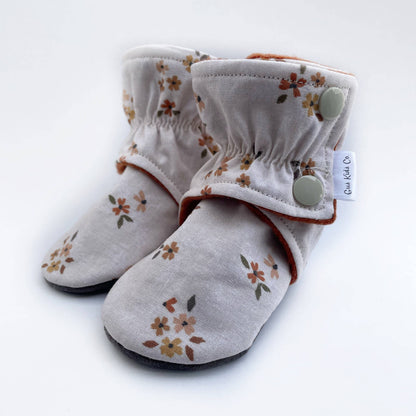 Dainty Floral Baby Boots