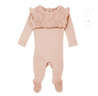 Organic Lace Footie