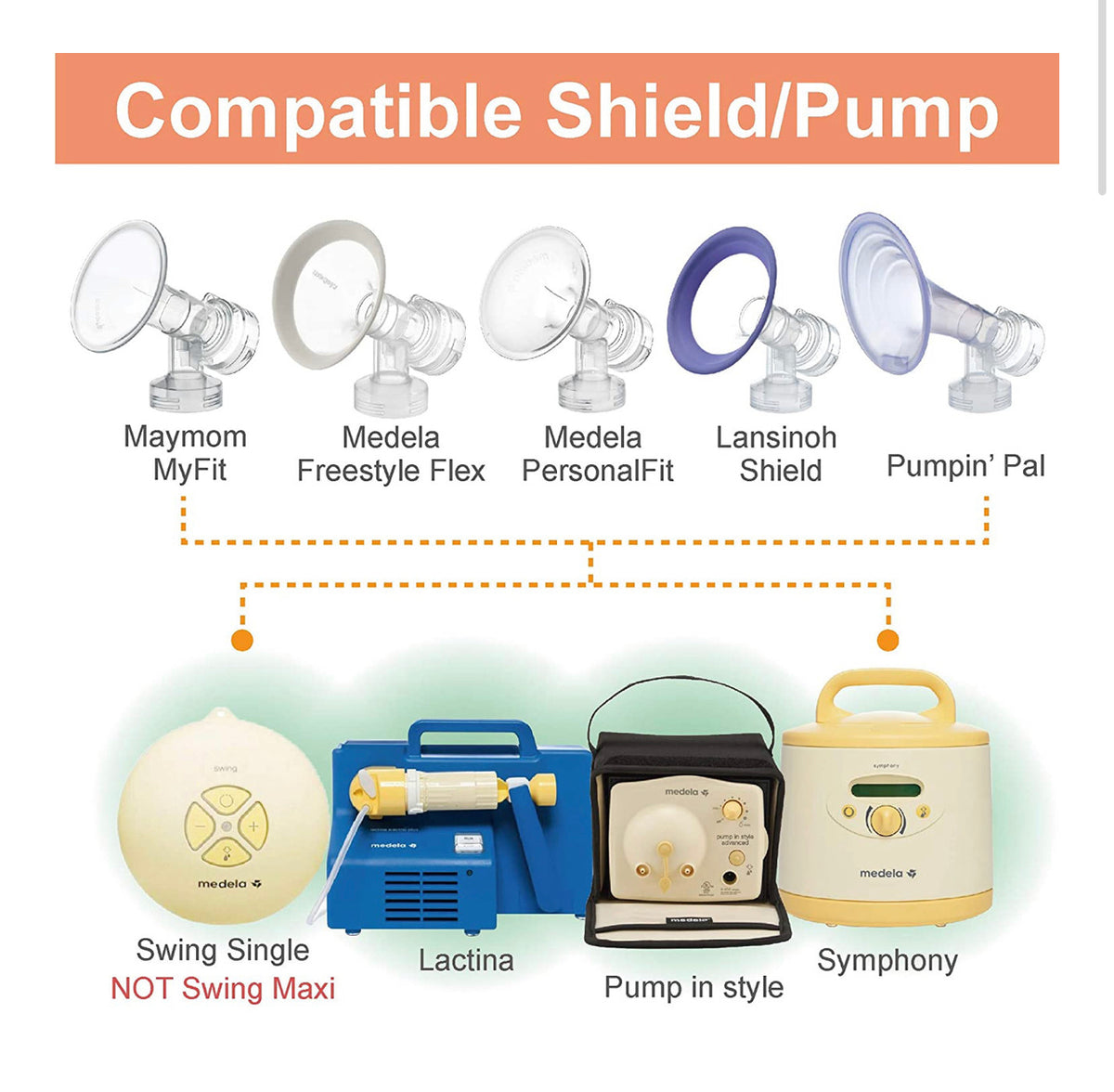 Maymom MyFit Narrow Neck Base Connectors